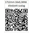 Kép 2/2 - 16x0,36 NV6 1712 mm Éledzett Forestill szalagfűrész lap