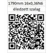 Kép 2/2 - 16x0,36 NV6 1790 mm Éledzett Forestill szalagfűrész lap