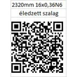 Kép 2/2 - 16x0,36 NV6 2320 mm Éledzett Forestill szalagfűrész lap