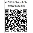 Kép 2/2 - 16x0,36 NV6 2360 mm Éledzett Forestill szalagfűrész lap