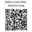 Kép 2/2 - 16x0,36 NV6 2500 mm Éledzett Forestill szalagfűrész lap