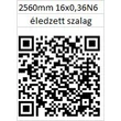 Kép 2/2 - 16x0,36 NV6 2560 mm Éledzett Forestill szalagfűrész lap