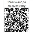 Kép 2/2 - 6x0,36 NV4 1065 mm Éledzett Forestill szalagfűrészlap
