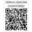 Kép 2/2 - 16x0,5 N6 1560 mm Hentes szalagfűrészlap