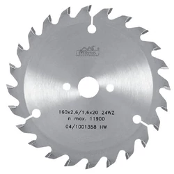 Körfűrészlap kézi körfűrész gépekhez 190x2,6/1,6x30 Z30 (5391WZ)